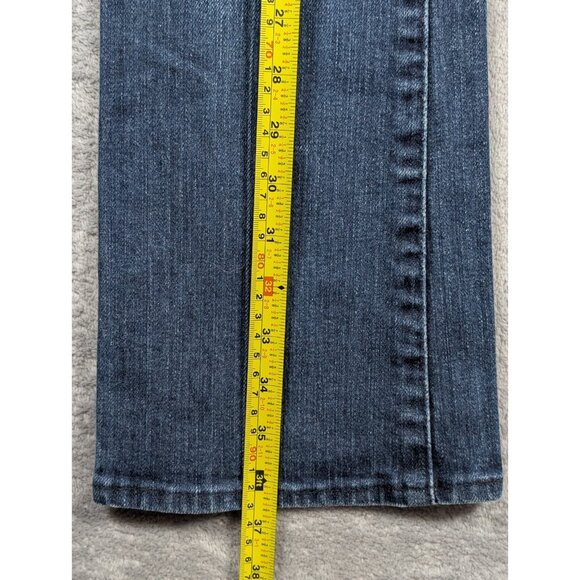For All Mankind Bootcut Jeans Womens Size 27 Denim Low Rise Flare Festival Rodeo - Picture 4 of 9